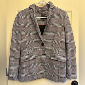 Talbots size 2 plaid blazer